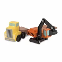 Melissa & Doug Trailer & Excavator