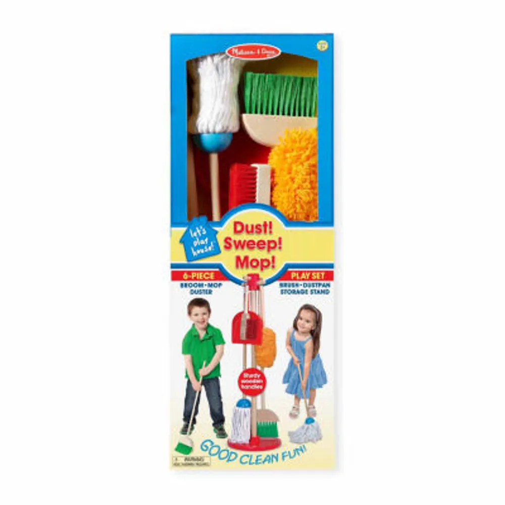 Melissa & Doug Lets Play House! Dust  Sweep & Mop Housekeeping Toy
