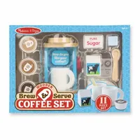 Melissa & Doug Wooden Brew & Serve Coffee Set