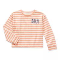 Thereabouts Little & Big Girls Round Neck Long Sleeve Graphic T-Shirt