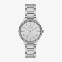 Geneva Ladies Womens Crystal Accent Silver Tone Bracelet Watch Fmdjm241