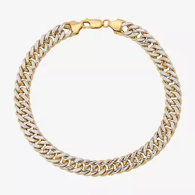 14K Gold 24 Inch Hollow Curb Chain Necklace