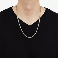 14K Gold 24 Inch Solid Rope Chain Necklace