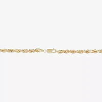 14K Gold 24 Inch Solid Rope Chain Necklace