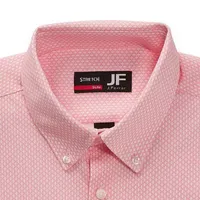 J. Ferrar Slim Mens Fit Easy Care Stretch Fabric Long Sleeve Dress Shirt