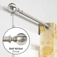 Deco Window Ball 3/4 IN Curtain Rod