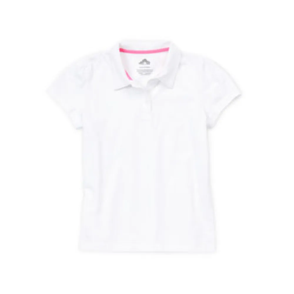 Thereabouts Little & Big Girls Short Sleeve Polo Shirt