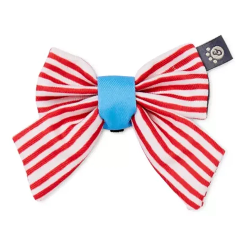 Paw & Tail Striped Dog Pet Bowties