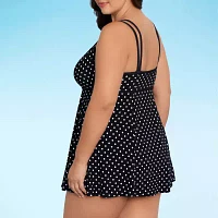 Sonnet Shores Womens Swim Dress Plus