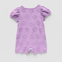 Okie Dokie Baby Girls Short Sleeve Romper