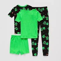 Little & Big Boys 4-pc. Minecraft Pajama Set