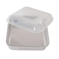 Nordicware Square 9X9 Cake Pan with Storage Lid