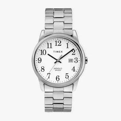 Timex Mens Silver Tone Stainless Steel Expansion Watch Tw2r58400jt