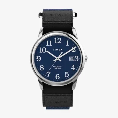 Timex Mens Black Fabric Fast Wrap Strap Watch Tw2u85000jt