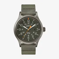 Timex Mens Green Strap Watch Tw4b14000jt