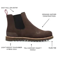 Territory Mens Yellowstone Flat Heel Chelsea Boots