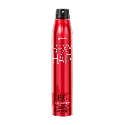 Sexy Hair Get Layered Flash Dry Thickening Medium Hold Hair Spray - 10 oz.