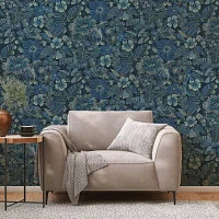Tempaper Metallic Bloom Peel & Stick Wallpaper