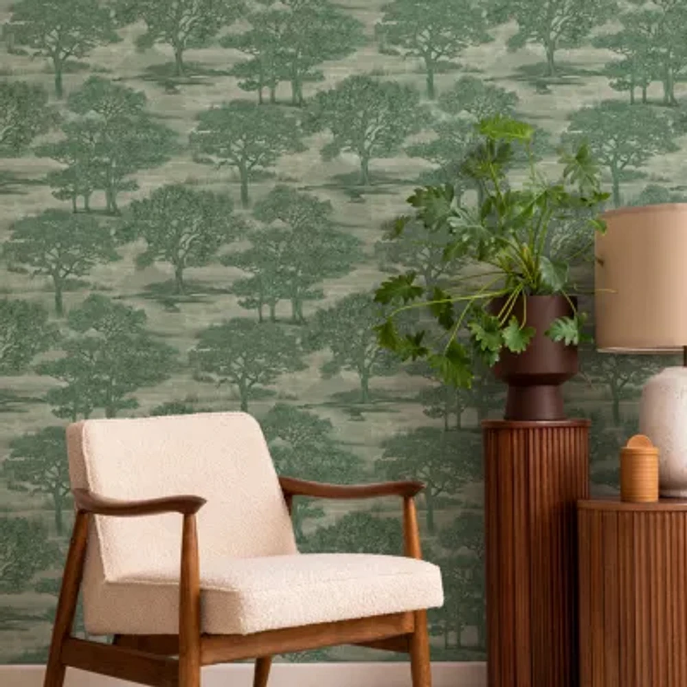 Tempaper Forest Toile Peel & Stick Wallpaper