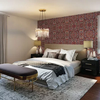 Tempaper Ornate Medallion Peel & Stick Wallpaper