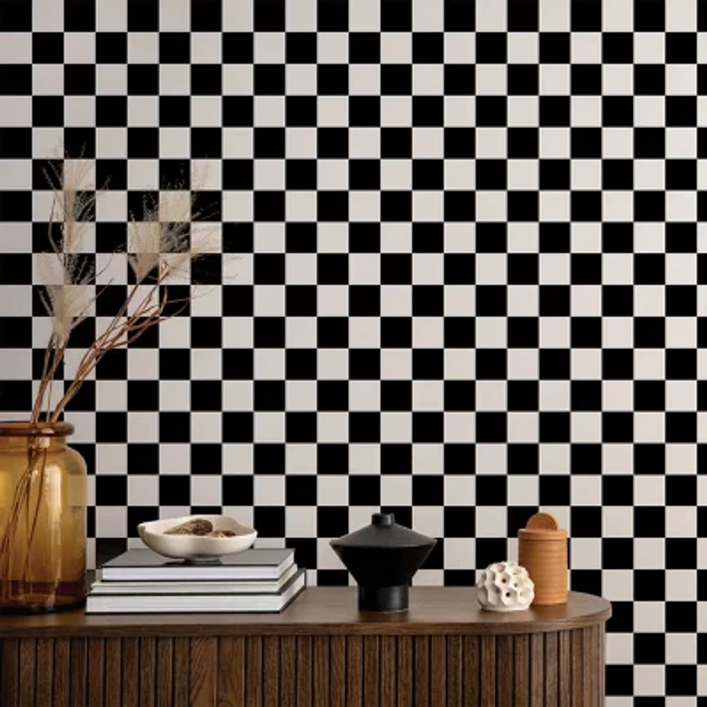 Tempaper Checkmate Peel & Stick Wallpaper