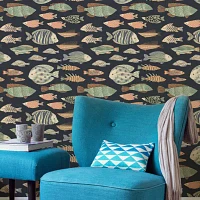 Tempaper Marine Fish Peel & Stick Wallpaper