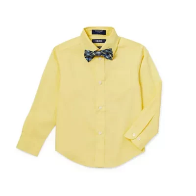 IZOD Little & Big Boys Spread Collar Long Sleeve Shirt + Tie Set