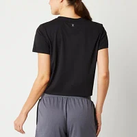 Xersion Womens Crew Neck Short Sleeve T-Shirt