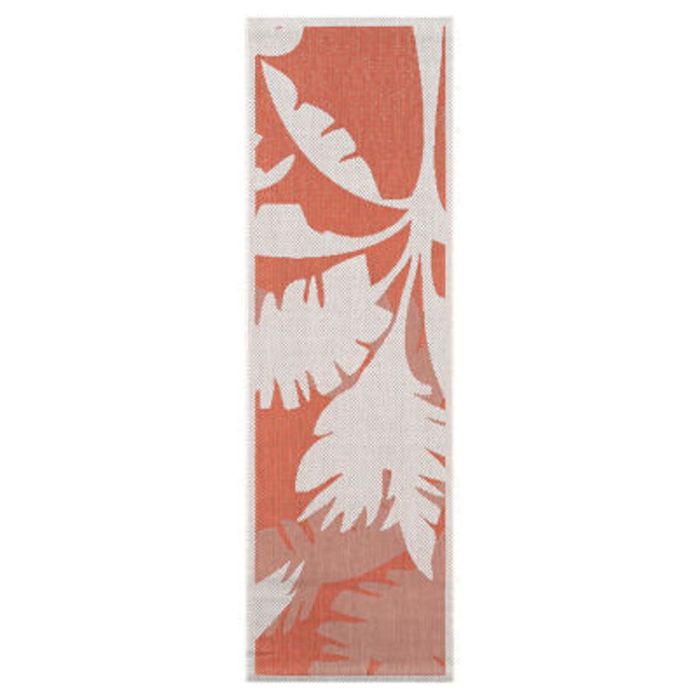 Couristan® Coastal Floral Indoor/Outdoor Rectangular Runner Rug