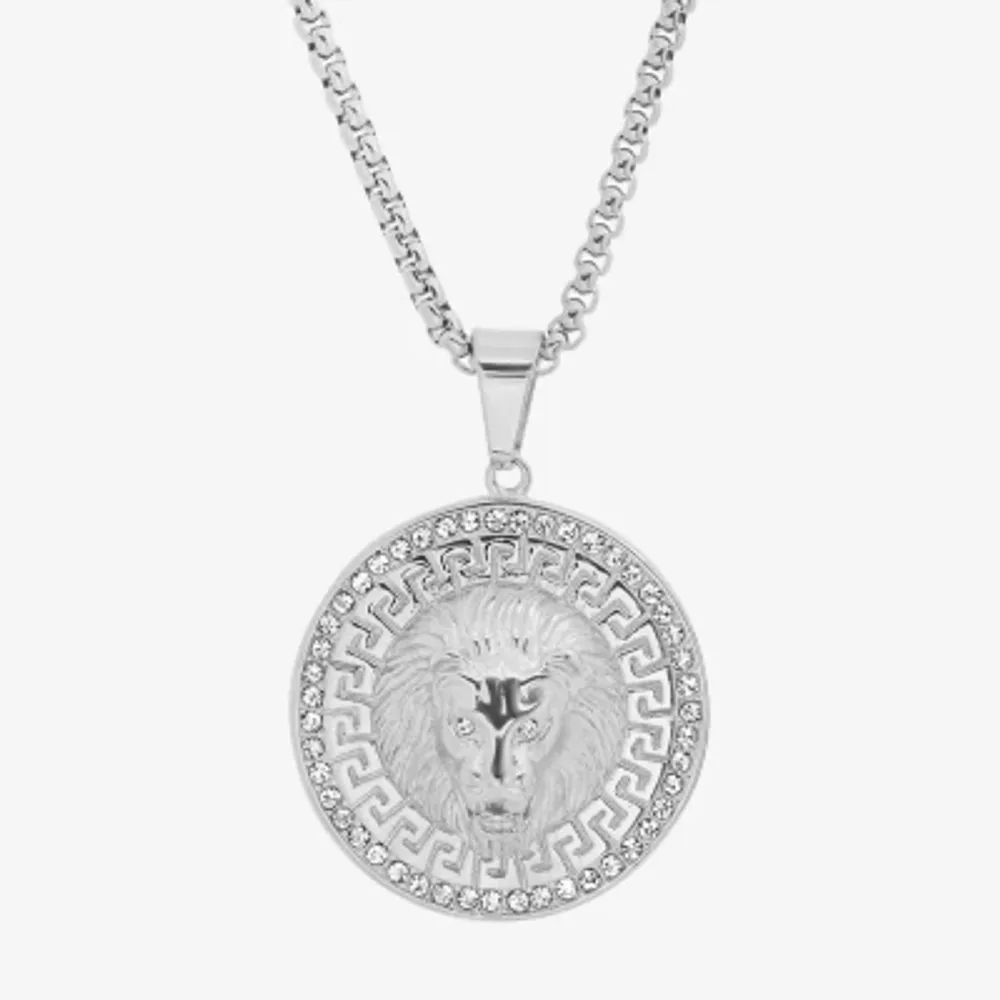 FINE JEWELRY Mens Diamond Accent Diamond Stainless Steel Cross Pendant  Necklace | Pueblo Mall