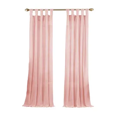 Vue Priya Tab Top Light-Filtering Single Curtain Panel