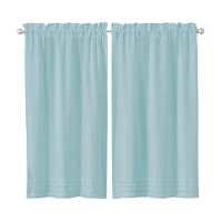 Vue Kingsbury 2-pc. Rod Pocket Window Tier