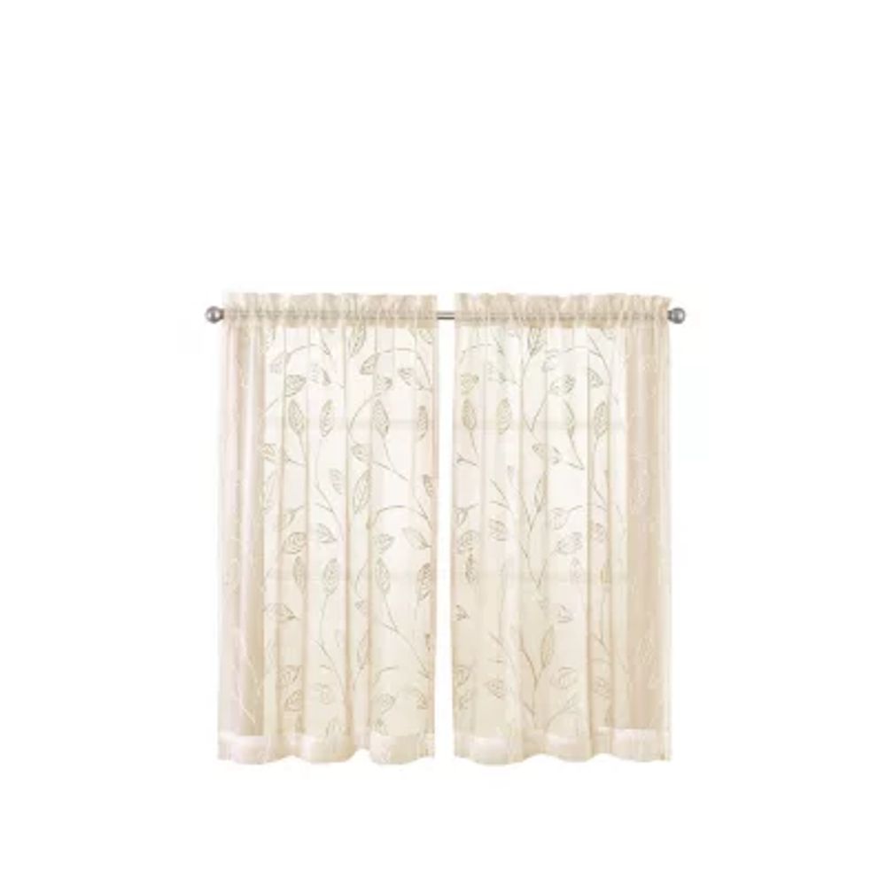 Vue Prairie 2-pc. Rod Pocket Window Tier