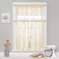 Vue Prairie 2-pc. Rod Pocket Window Tier