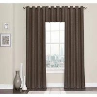 Eclipse Kingston Grommet Top Energy Saving Blackout Single Curtain Panels