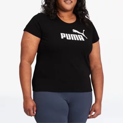 PUMA Essentials Womens Crew Neck Short Sleeve T-Shirt Plus