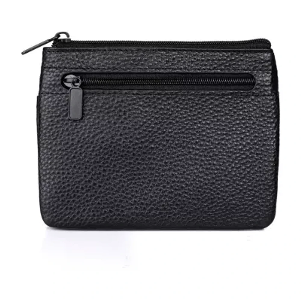 Julia Buxton Pebble RFID-Blocking Wizard Wallet