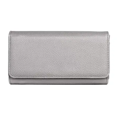 J. Buxton Womens RFID Blocking Trifold Wallet