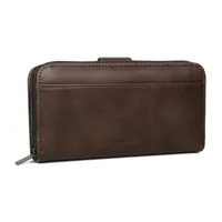 J. Buxton Womens RFID Blocking Checkbook Wallet