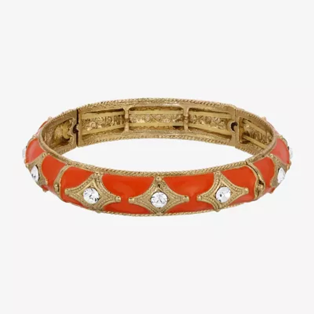 1928 Gold-Tone Stretch Bracelet