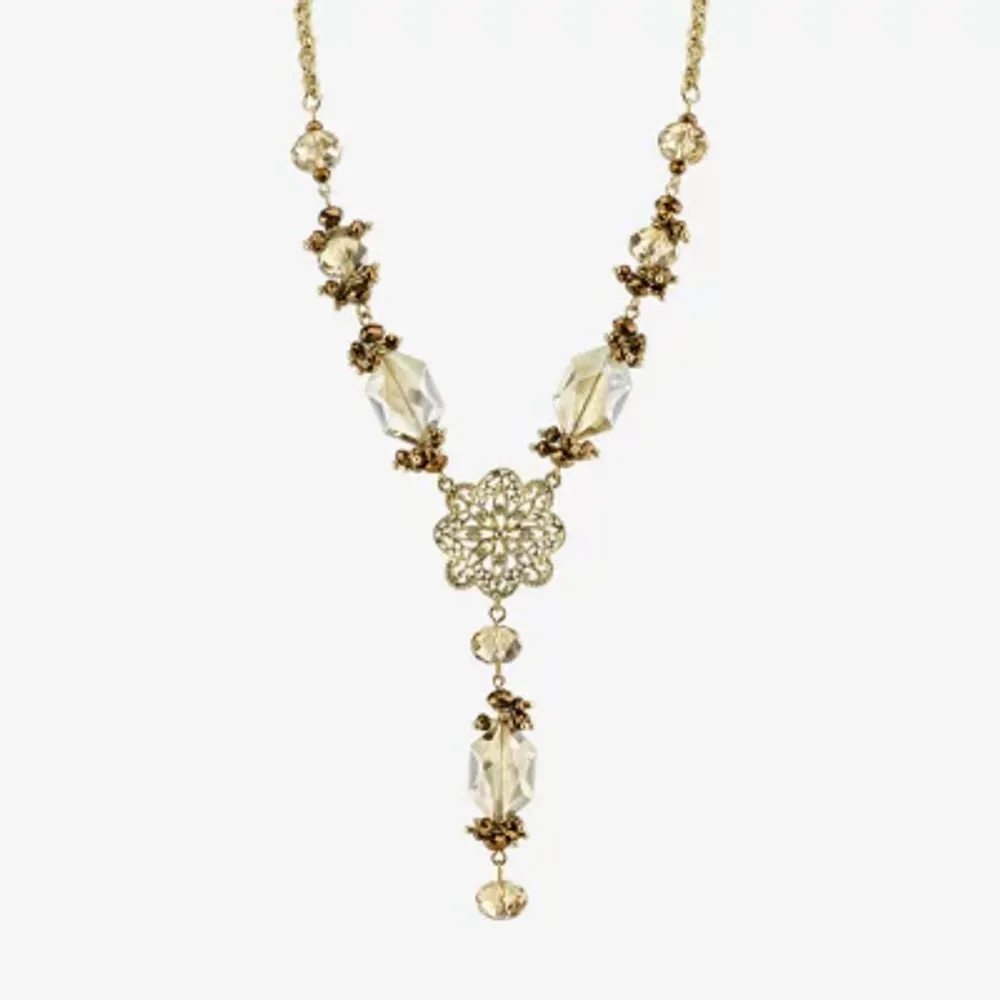 1928 Gold-Tone 16 Inch Rope Y Necklace