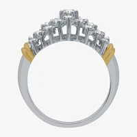 1 CT.T.W. Natural Diamond Two-Tone 10K Gold Ring