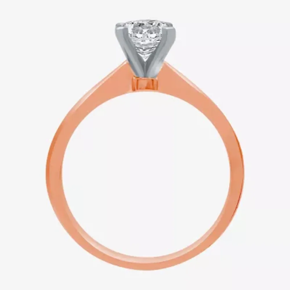 1 CT. Lab-Grown (G / SI2) Diamond Round Solitaire Engagement Ring 10K Gold