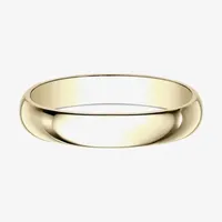 4mm 10K Gold Wedding Band