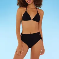 Decree Essentials Triangle Bikini Swimsuit Top Juniors