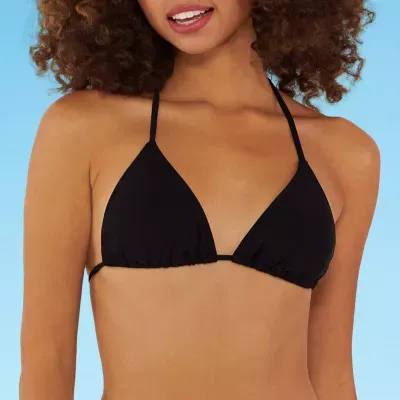 Decree Essentials Triangle Bikini Swimsuit Top Juniors