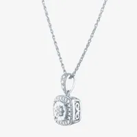 YES, PLEASE! 1/10 CT.T.W. Natural Diamond Sterling Silver Pendant Necklace