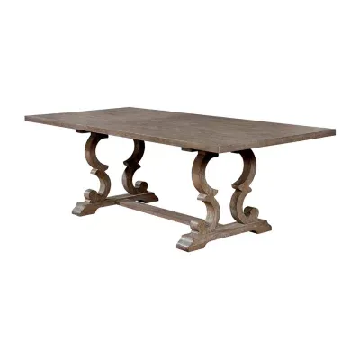 Alvarada Rectangular Wood-Top Dining Table