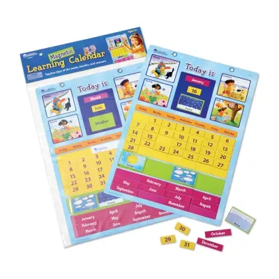 Learning Resources Magnetic Learning Calendar 53-pc. Responsibility Chart