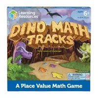 Learning Resources Dino Math Tracks® Place Value Game Discovery Toy
